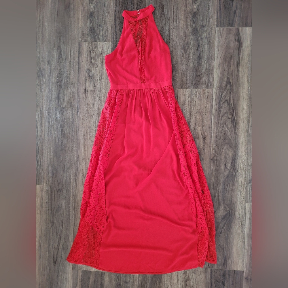 EXPRESS Lace Halter Dress